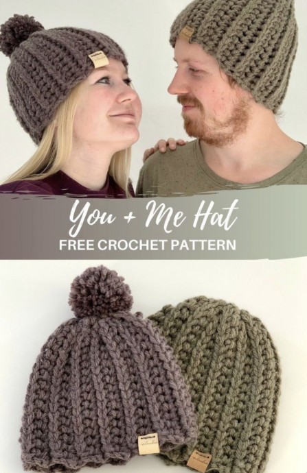 Super Easy You and Me Hat