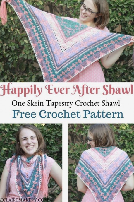 Create Your Own Beautiful Shawl with the Happily Ever After Crochet Pattern Create Your Own Beautiful Shawl with the Happily Ever After Crochet Pattern