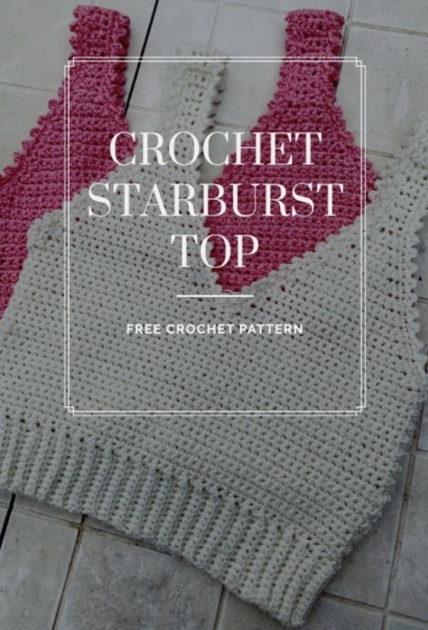 Crochet a Starburst Tank Top