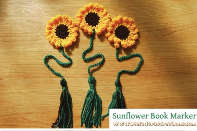 DIY Sunflower Book Marker