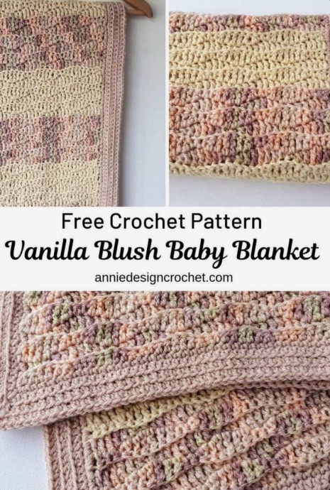 Vanilla Blush Baby Blanket