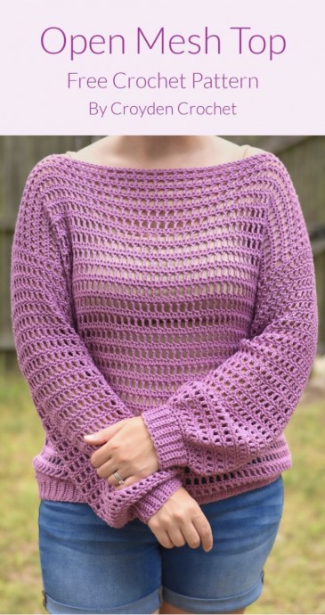 Learn How to Create a Stunning Open Mesh Top with This Easy Tutorial Learn How to Create a Stunning Open Mesh Top with This Easy Tutorial