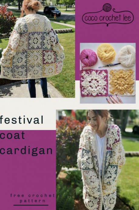 Create Your Own Festive Crochet Coat Cardigan with Our Easy Pattern Create Your Own Festive Crochet Coat Cardigan with Our Easy Pattern