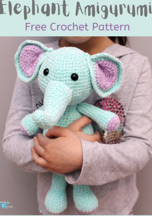 Create Your Own Adorable Amigurumi Elephant with This Free Crochet Pattern Create Your Own Adorable Amigurumi Elephant with This Free Crochet Pattern