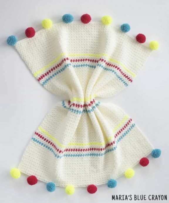 Crochet The Moss Stitch Blanket