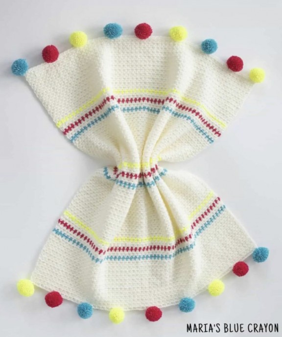 Create a Beautiful Moss Stitch Blanket with This Free Crochet Pattern Create a Beautiful Moss Stitch Blanket with This Free Crochet Pattern