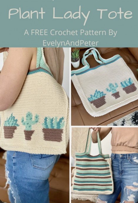 Create Your Own Plant Lady Tote: A Perfect DIY Crochet Project for Plant Lovers