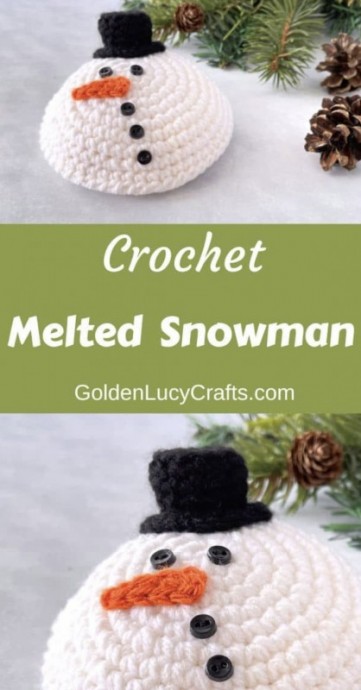 Create Your Adorable Crochet Melted Snowman: An Easy Craft for Everyone
