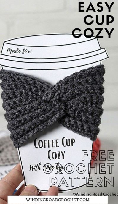 Easy Twisted Cup Cozy