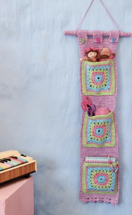DIY Crochet Storage Bags