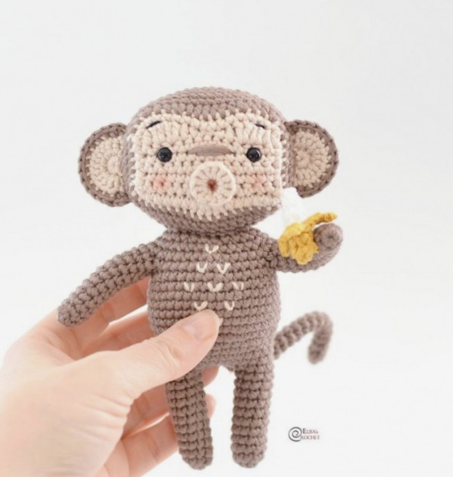 Create a Fun and Adorable Monkey Toy Named Derek with Easy-to-Follow Steps Create a Fun and Adorable Monkey Toy Named Derek with Easy-to-Follow Steps