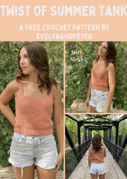 DIY Crochet Summer Tank Top