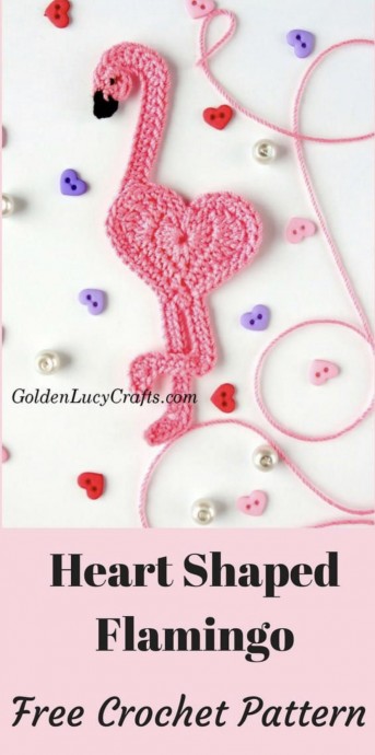 Crochet a Flamingo Applique