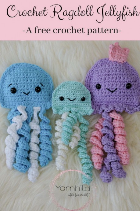 How to Crochet a Adorable Ragdoll Jellyfish Family: Step by Step Guide How to Crochet a Adorable Ragdoll Jellyfish Family: Step by Step Guide