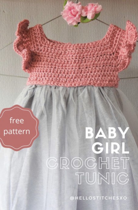 DIY Baby Girl Crochet Tunic