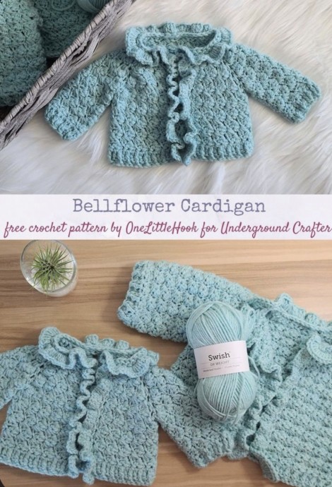 Create a Beautiful Bellflower Cardigan: A Perfect DIY Gift for Newborns Create a Beautiful Bellflower Cardigan: A Perfect DIY Gift for Newborns