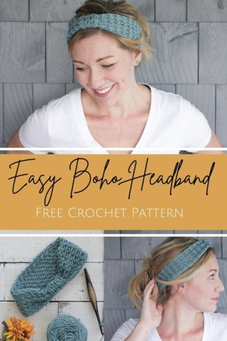 Easy Boho Headband Crochet Pattern - Create Multiple Styles for Your Wardrobe Easy Boho Headband Crochet Pattern - Create Multiple Styles for Your Wardrobe