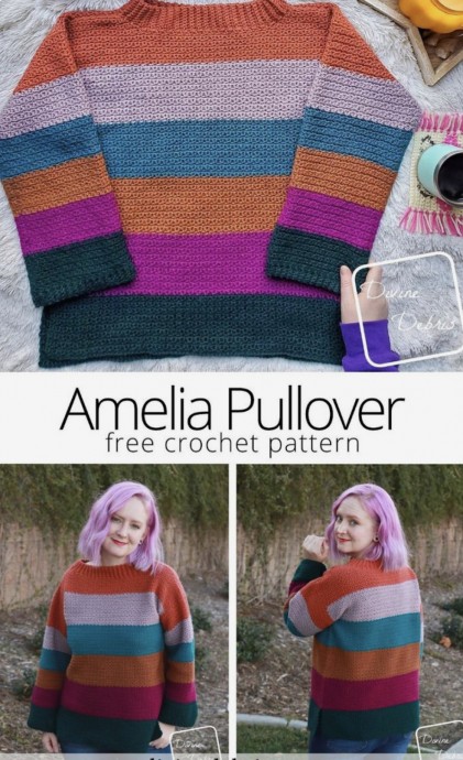 Make a Colorful Amelia Pullover