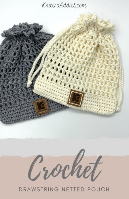 How to Create a Crochet Drawstring Netted Pouch: A Step-by-Step Guide for Beginners How to Create a Crochet Drawstring Netted Pouch: A Step-by-Step Guide for Beginners