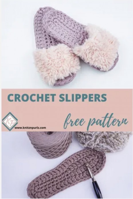 Crochet Cute Slippers