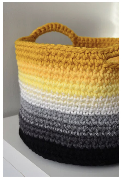 Beautiful Ombré Basket Beautiful Ombré Basket