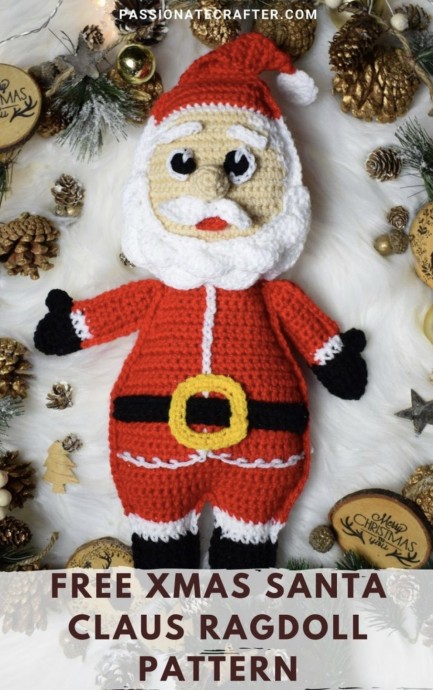 Make a Santa Claus ragdoll