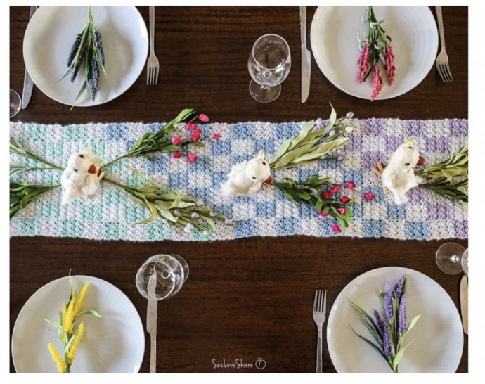 Transform Your Home Decor with a DIY Spring Checkered Table Runner Tutorial Transform Your Home Decor with a DIY Spring Checkered Table Runner Tutorial