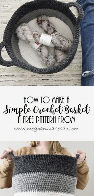 Create a Beautiful and Functional Simple Crochet Basket for All Your Storage Needs Create a Beautiful and Functional Simple Crochet Basket for All Your Storage Needs