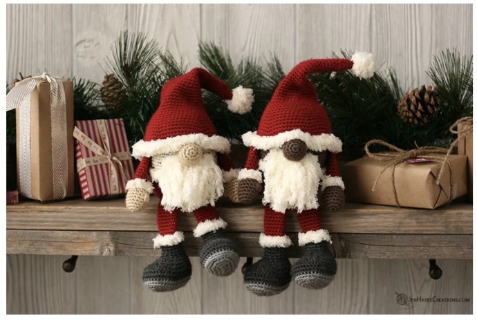 Crochet a Santa Gnome