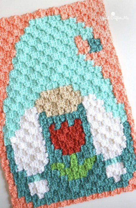 Gnome Crochet Rectangle