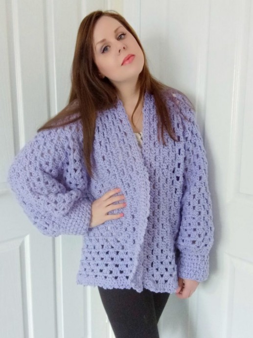 Crochet a Hexagon Cardigan