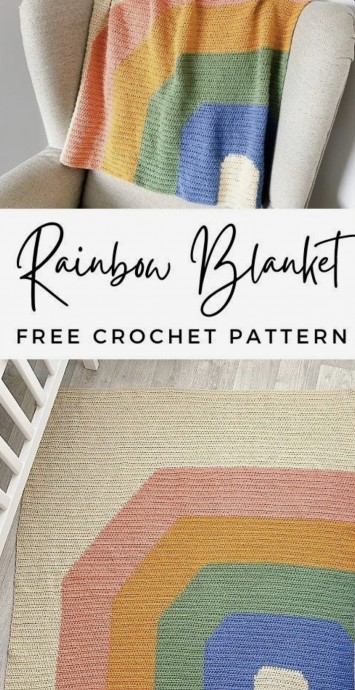 Create a Colorful Rainbow Blanket with Easy Crochet Pattern Create a Colorful Rainbow Blanket with Easy Crochet Pattern
