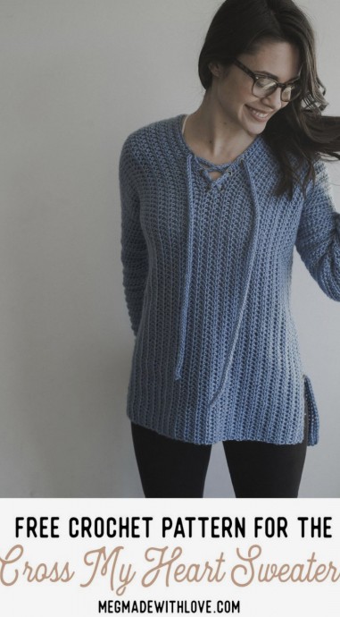 Create Your Own Beautiful Cross My Heart Sweater: A Step-By-Step Guide Create Your Own Beautiful Cross My Heart Sweater: A Step-By-Step Guide
