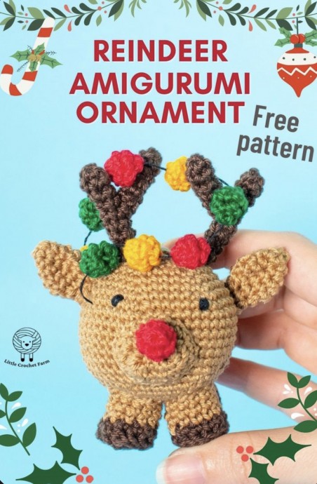 DIY The Rudolph Reindeer Christmas Ornament