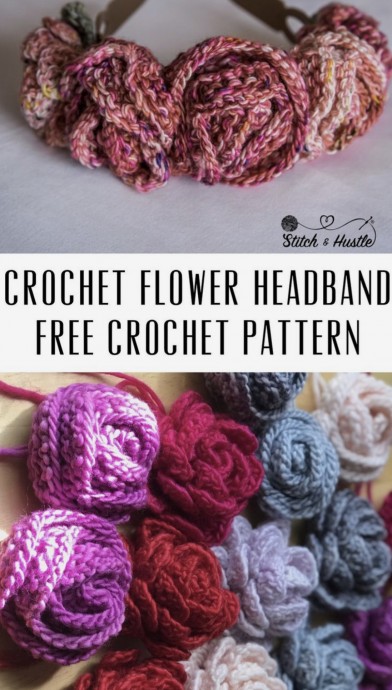 DIY Crochet Flower Headband