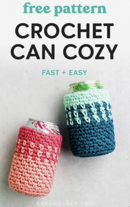 DIY Crochet Can Cozy