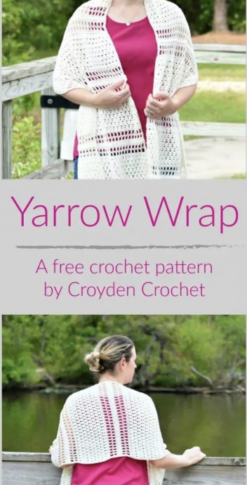 Make The Crochet Yarrow Wrap