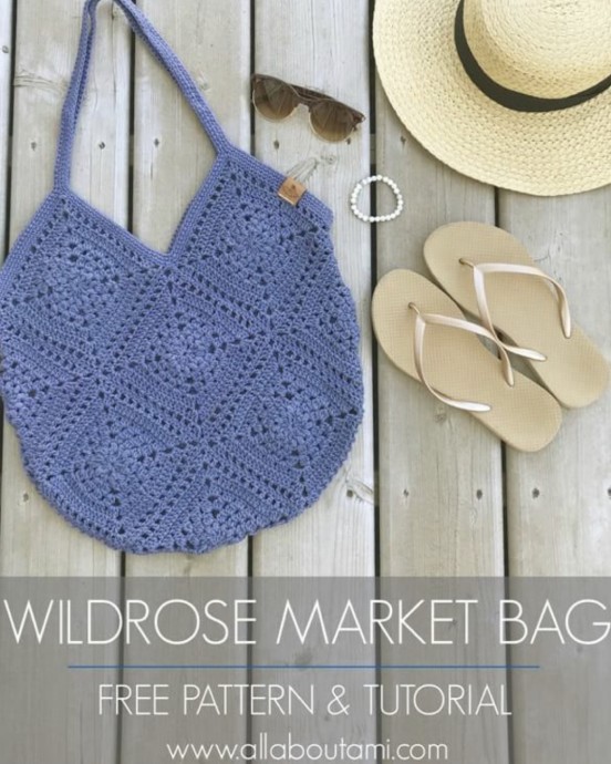 Create a Stunning Wildrose Market Bag with This Easy DIY Crochet Pattern Create a Stunning Wildrose Market Bag with This Easy DIY Crochet Pattern