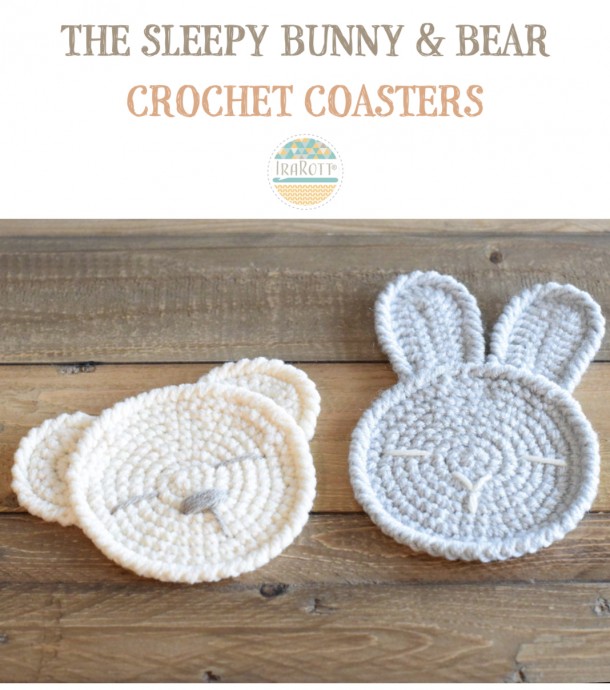 Adorable Spring Coasters: How to Create Sleepy Bunny and Bear Coasters for Your Home and Gifts Adorable Spring Coasters: How to Create Sleepy Bunny and Bear Coasters for Your Home and Gifts