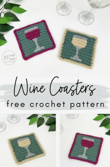 Crochet Wine Coasters