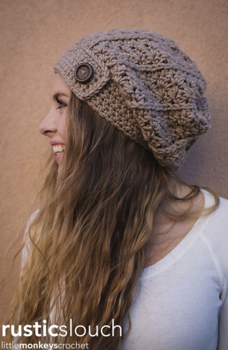 Create a Beautiful Rustic Slouch Hat for Every Season - Crochet Tutorial