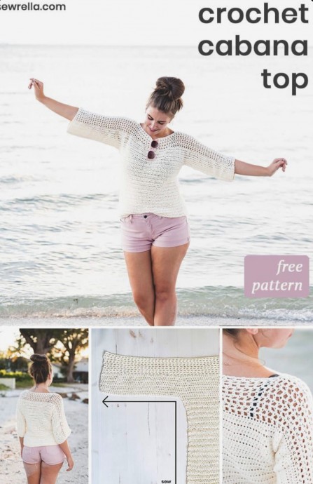 Create the Beautiful Cabana Top: A Perfect Crochet Project for Warm Weather Create the Beautiful Cabana Top: A Perfect Crochet Project for Warm Weather
