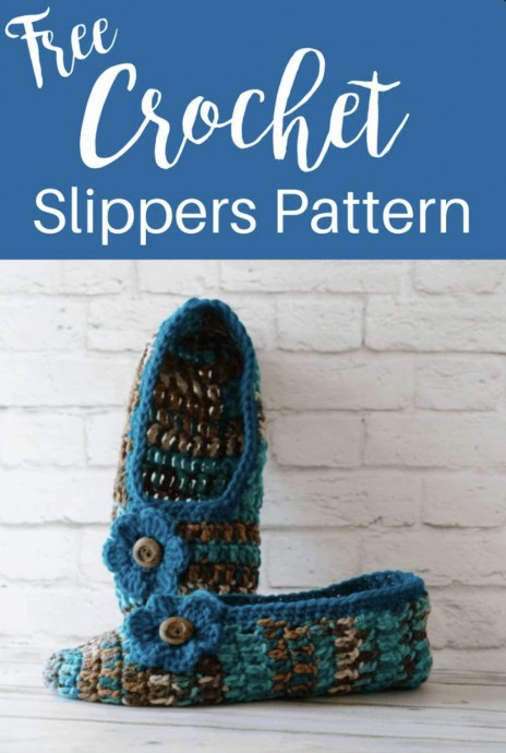 Gorgeous Crochet Slippers