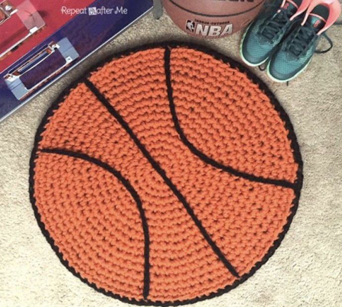 Create Your Own Basketball Crochet Rug - Perfect for Fans and Family Create Your Own Basketball Crochet Rug - Perfect for Fans and Family