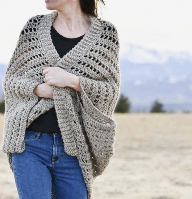 How To Crochet An Easy Summer Shrug