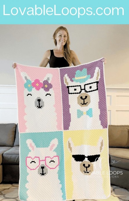 DIY Llama Blanket