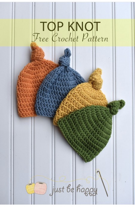 Create Adorable Top Knot Hats for Your Baby or as Gifts with This Easy Guide Create Adorable Top Knot Hats for Your Baby or as Gifts with This Easy Guide