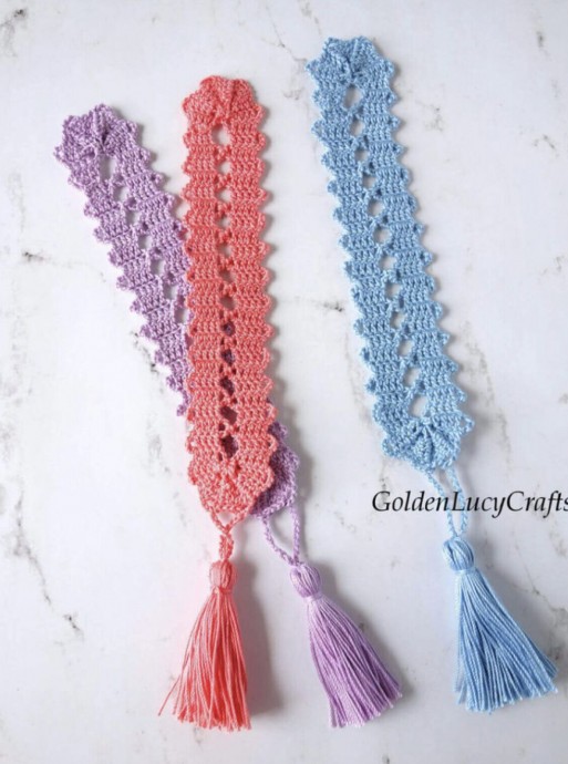 Bruges Lace Crochet Bookmark