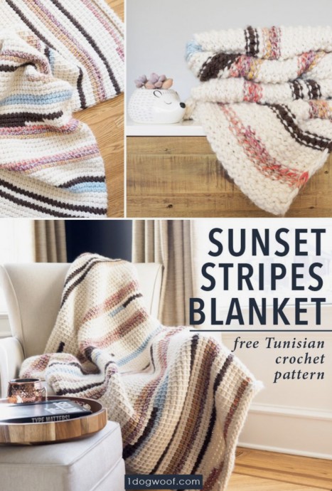 Sunset Stripes Blanket