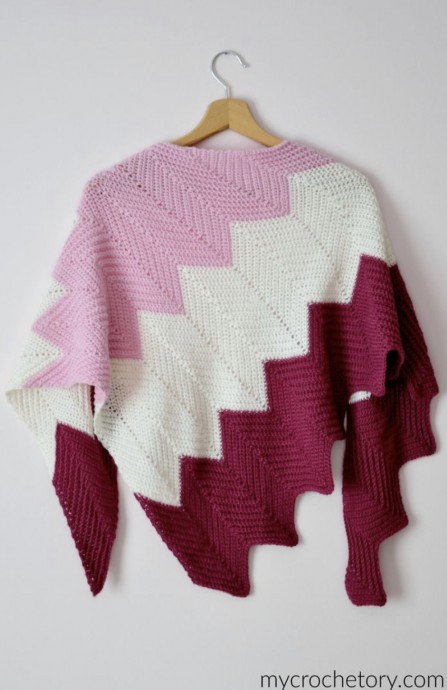 Create Your Own Stunning Crochet Chevron Shawl with This Easy Guide Create Your Own Stunning Crochet Chevron Shawl with This Easy Guide